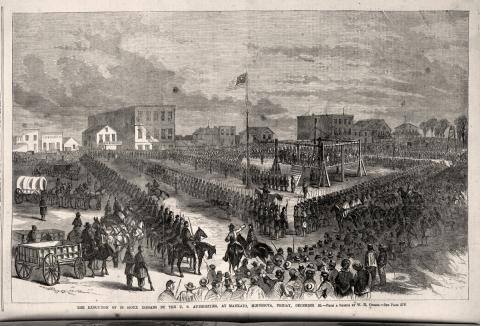 Execution of the Thirty-Eight Sioux Indians at Mankato